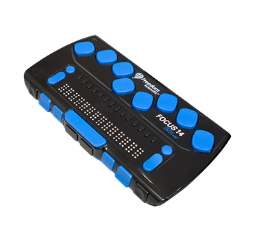 Detached Braille display Focus-14 Blue